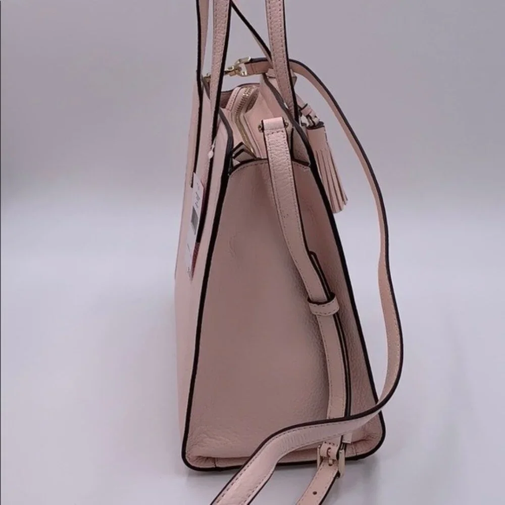 Euc Kate Spade Rowe Light Pink Leather Shoulder Bag Purse